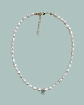 Blue Skies Pearl Necklace