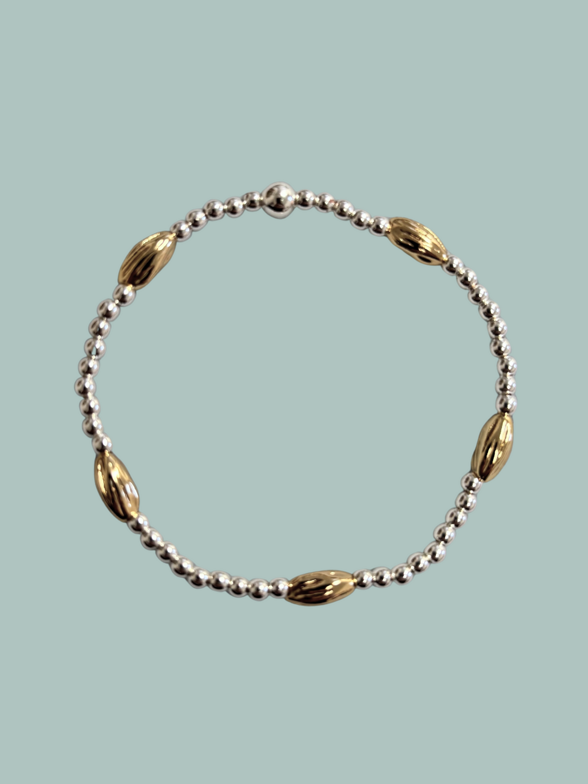 Silver Lining Beaded Bracelet