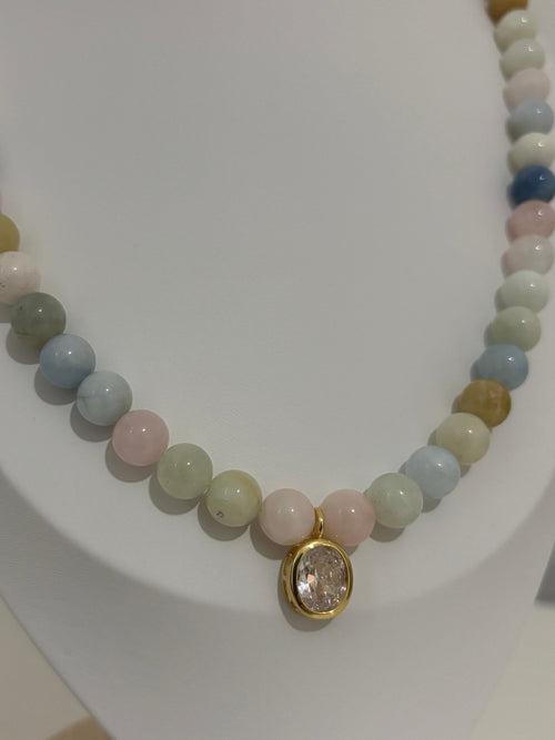 Let Your Light Shine Beaded Necklace